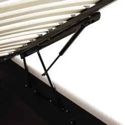 Pimlico End Opening Ottoman Storage Bed Frame With Muti-colour LED Headboard (Beige Fabric) -FINZ Furniture Shop JAH 05 BEIGEFAB detail2