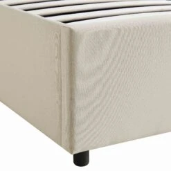 Pimlico End Opening Ottoman Storage Bed Frame With Muti-colour LED Headboard (Beige Fabric) -FINZ Furniture Shop JAH 05 BEIGEFAB detail3