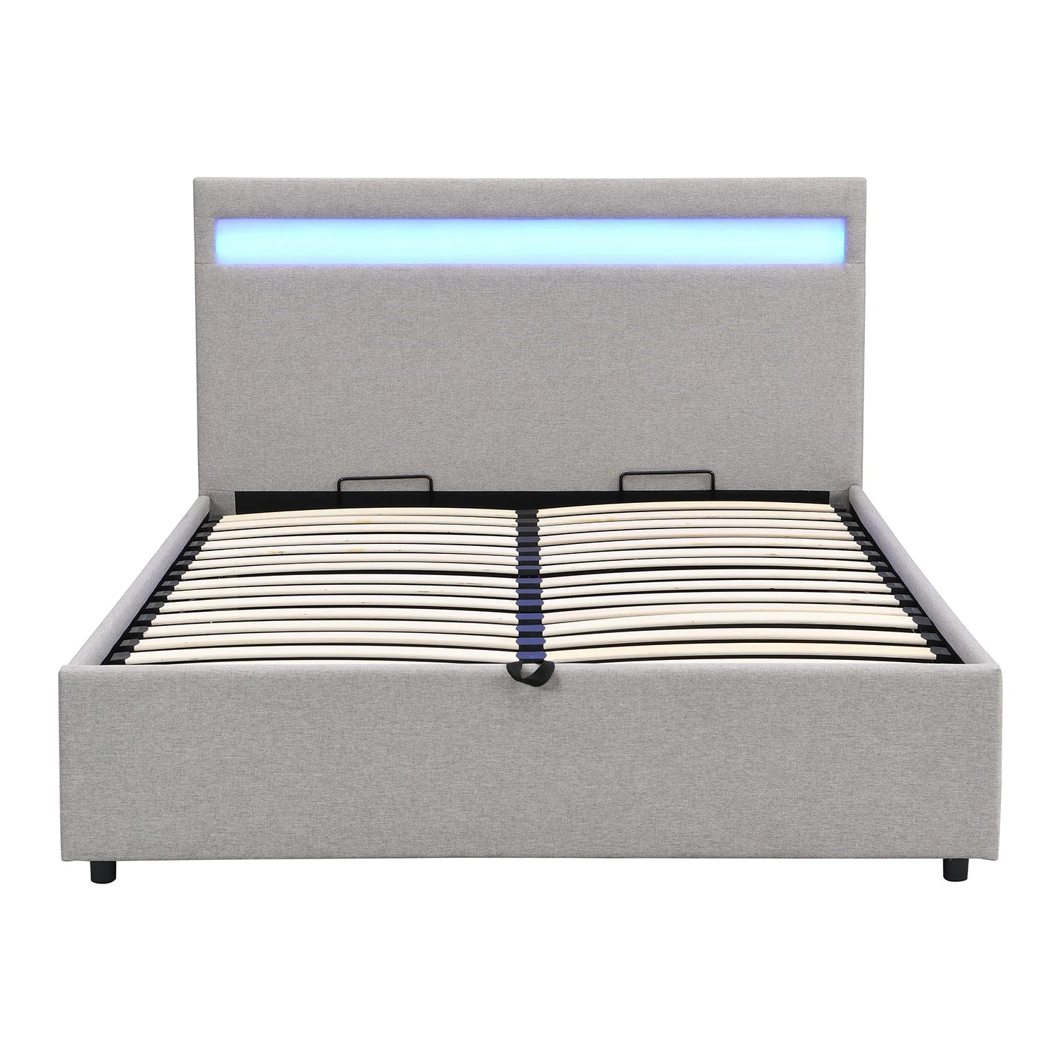 Pimlico End Opening Ottoman Storage Bed Frame With Muti-colour LED Headboard (Grey Fabric) 6 Pimlico End Opening Ottoman Storage Bed Frame With Muti-colour LED Headboard (Grey Fabric) - Image 4