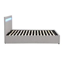 Pimlico End Opening Ottoman Storage Bed Frame With Muti-colour LED Headboard (Grey Fabric) 17 Pimlico End Opening Ottoman Storage Bed Frame With Muti-colour LED Headboard (Grey Fabric) -FINZ Furniture Shop JAH 05 GREYFAB 4