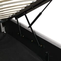 Pimlico End Opening Ottoman Storage Bed Frame With Muti-colour LED Headboard (Grey Fabric) 19 Pimlico End Opening Ottoman Storage Bed Frame With Muti-colour LED Headboard (Grey Fabric) -FINZ Furniture Shop JAH 05 GREYFAB detail2