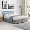 Pimlico End Opening Ottoman Storage Bed Frame With Muti-colour LED Headboard (Grey Fabric) 2 Pimlico End Opening Ottoman Storage Bed Frame With Muti-colour LED Headboard (Grey Fabric) -FINZ Furniture Shop JAH 05 GREYFAB main