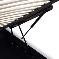 Archer White Boucle Ottoman Storage Bed 24 Archer White Boucle Ottoman Storage Bed -FINZ Furniture Shop JAH 09 ECRUBOUCLE detail3