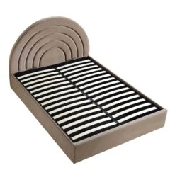 Archer Mink Velvet Ottoman Storage Bed 24 Archer Mink Velvet Ottoman Storage Bed -FINZ Furniture Shop JAH 09 MINKVEL WB4