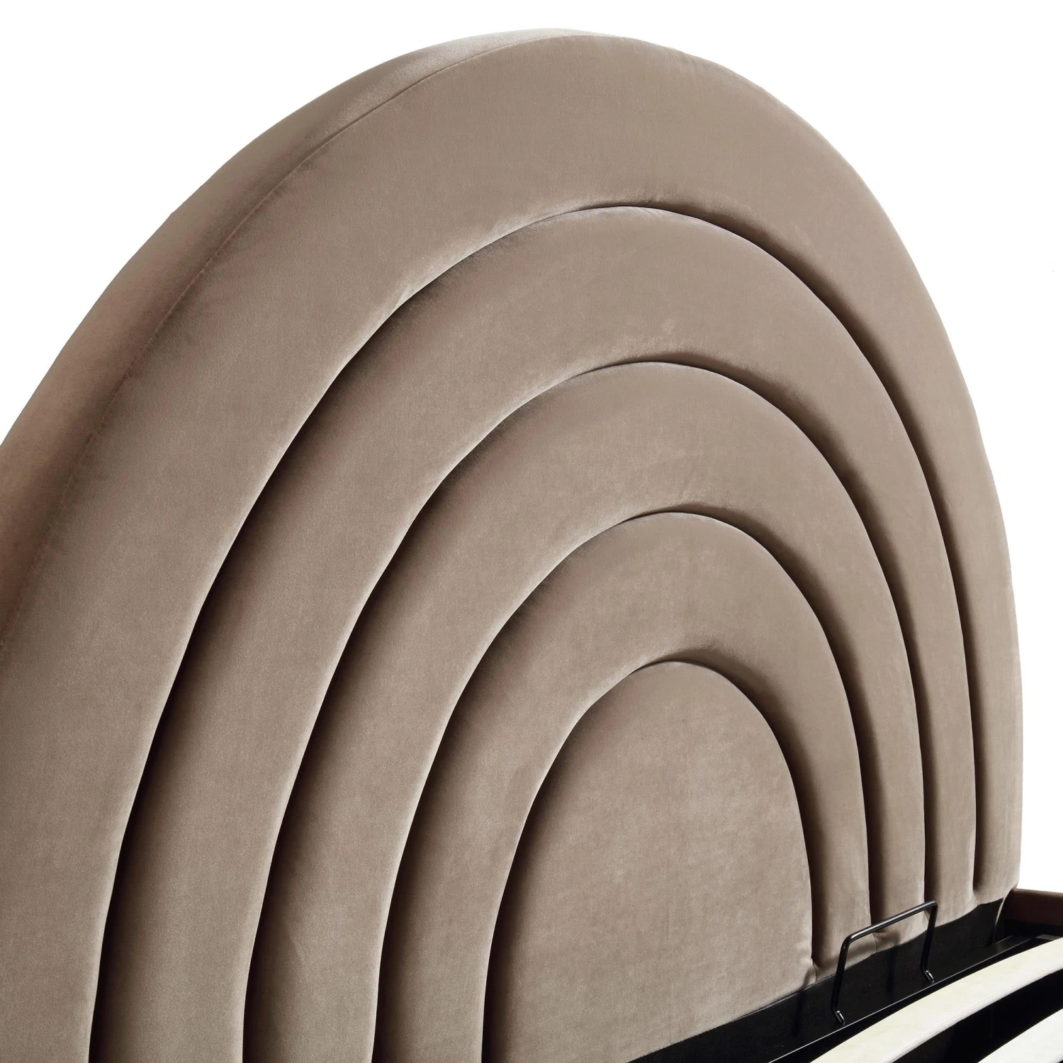 Archer Mink Velvet Ottoman Storage Bed 13 Archer Mink Velvet Ottoman Storage Bed - Image 11