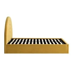 Archer Mustard Yellow Velvet Ottoman Storage Bed 23 Archer Mustard Yellow Velvet Ottoman Storage Bed -FINZ Furniture Shop JAH 09 MUSTVEL WB5