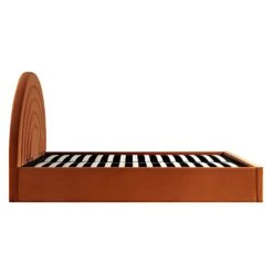 Archer Rust Velvet Ottoman Storage Bed 24 Archer Rust Velvet Ottoman Storage Bed -FINZ Furniture Shop JAH 09 RUSTVEL WB5