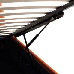 Archer Rust Velvet Ottoman Storage Bed 27 Archer Rust Velvet Ottoman Storage Bed -FINZ Furniture Shop JAH 09 RUSTVEL detail3