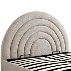 Archer Taupe Boucle Ottoman Storage Bed 24 Archer Taupe Boucle Ottoman Storage Bed -FINZ Furniture Shop JAH 09 TAUPEBOUCLE detail1