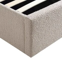 Archer Taupe Boucle Ottoman Storage Bed 27 Archer Taupe Boucle Ottoman Storage Bed -FINZ Furniture Shop JAH 09 TAUPEBOUCLE detail4