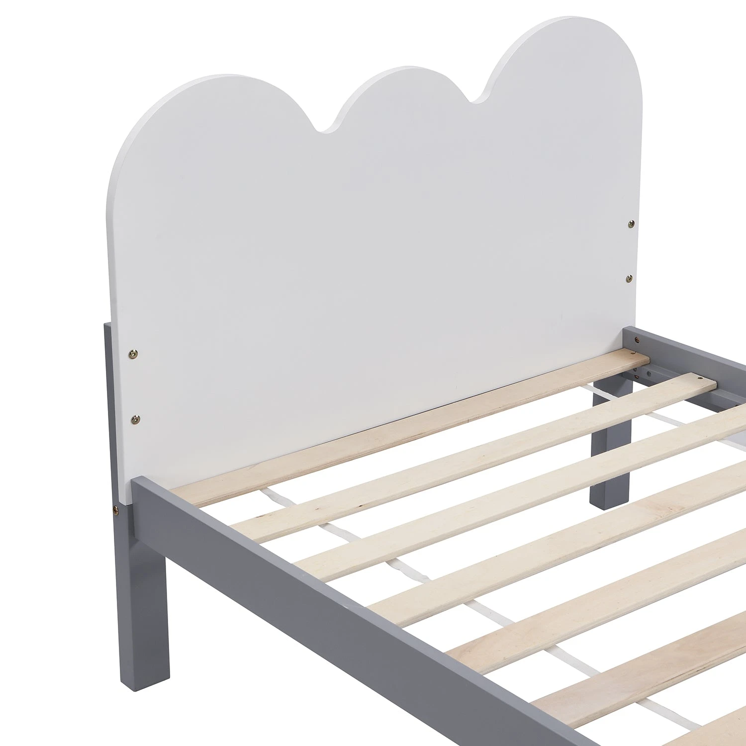Hedwig Wooden Cloud Headboard Kid's Single Bed 9 Hedwig Wooden Cloud Headboard Kid's Single Bed - Image 7