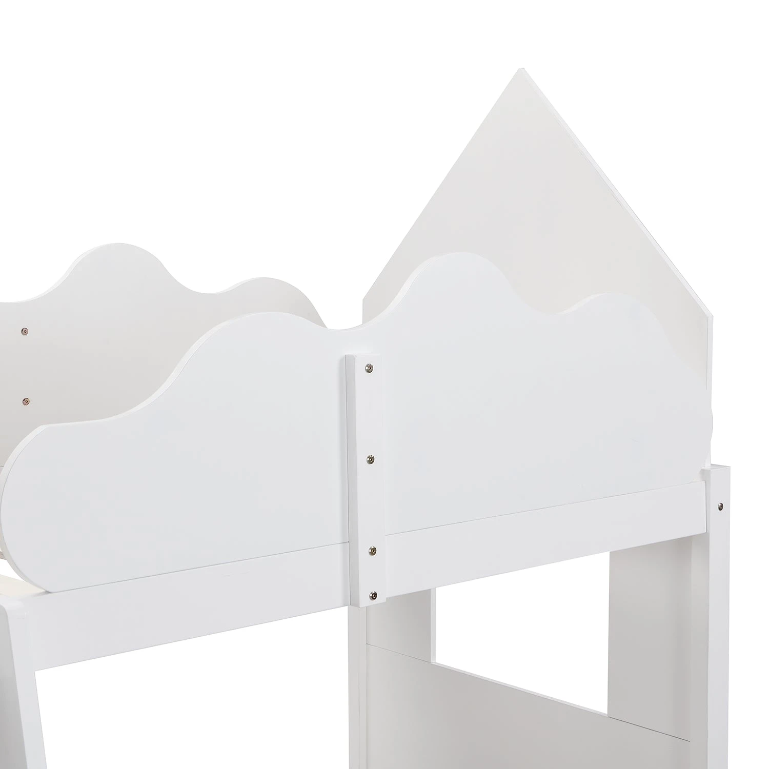 Newton White Solid Wood Kid's Treehouse Bunk Bed 10 Newton White Solid Wood Kid's Treehouse Bunk Bed - Image 8
