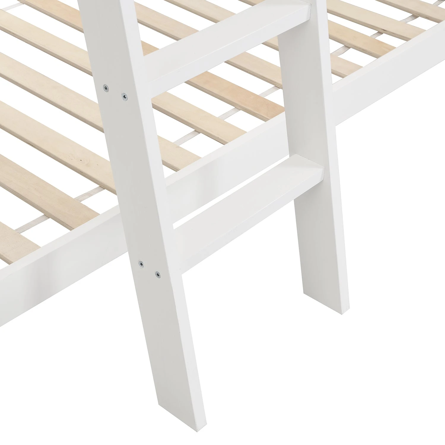 Newton White Solid Wood Kid's Treehouse Bunk Bed 12 Newton White Solid Wood Kid's Treehouse Bunk Bed - Image 10