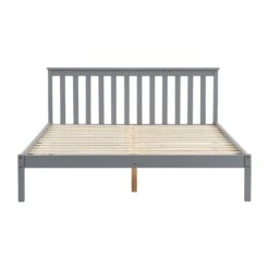 Linnelle Solid Wood Bed Frame In Grey 14 Linnelle Solid Wood Bed Frame In Grey -FINZ Furniture Shop JIN 02 GREY 4