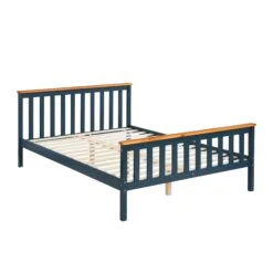 Marta Solid Wooden Shaker Style Double Bed In Blue And Oak 18 Marta Solid Wooden Shaker Style Double Bed In Blue And Oak -FINZ Furniture Shop JIN 06 BLUE DK 2 b8073b15 352b 42c5 bfba c26a9a6fc7ec