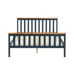 Marta Solid Wooden Shaker Style Double Bed In Blue And Oak 19 Marta Solid Wooden Shaker Style Double Bed In Blue And Oak -FINZ Furniture Shop JIN 06 BLUE DK 3 ce8c366a 1150 41c0 98c2 8f20a4c44436