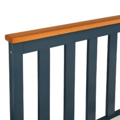 Marta Solid Wooden Shaker Style Double Bed In Blue And Oak 14 Marta Solid Wooden Shaker Style Double Bed In Blue And Oak -FINZ Furniture Shop JIN 06 BLUE detail1 b29f3901 91ef 46e4 8a79 ce402ac1f5ff