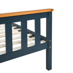 Marta Solid Wooden Shaker Style Double Bed In Blue And Oak 17 Marta Solid Wooden Shaker Style Double Bed In Blue And Oak -FINZ Furniture Shop JIN 06 BLUE detail4 ba51b6ab 4f32 45db 8b00 f073427e6a70