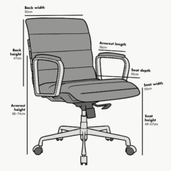 Kingston Vintage Effect Faux Leather Office Chair With Chrome Frame And Aluminium Base Grey 15 Kingston Vintage Effect Faux Leather Office Chair With Chrome Frame And Aluminium Base Grey -FINZ Furniture Shop LKS 12 Square f85a36fe 9b50 401d 912e 075b6b0ed6d2