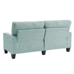 Sherbrook Large 2-Seater Mint Brushed Fabric Sofa With Contrasting Piping 14 Sherbrook Large 2-Seater Mint Brushed Fabric Sofa With Contrasting Piping -FINZ Furniture Shop LVSF 02 MINT 3ST WB3