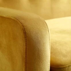 Clarence 3-Seater Sofa In Mustard Yellow Velvet -FINZ Furniture Shop LVSF 06 MUSTARDVEL 3ST detail3