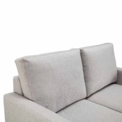 Haven Grey Fabric 2-Seater Sofa 26 Haven Grey Fabric 2-Seater Sofa -FINZ Furniture Shop LVSF 169 LGREYFAB 2ST detail1