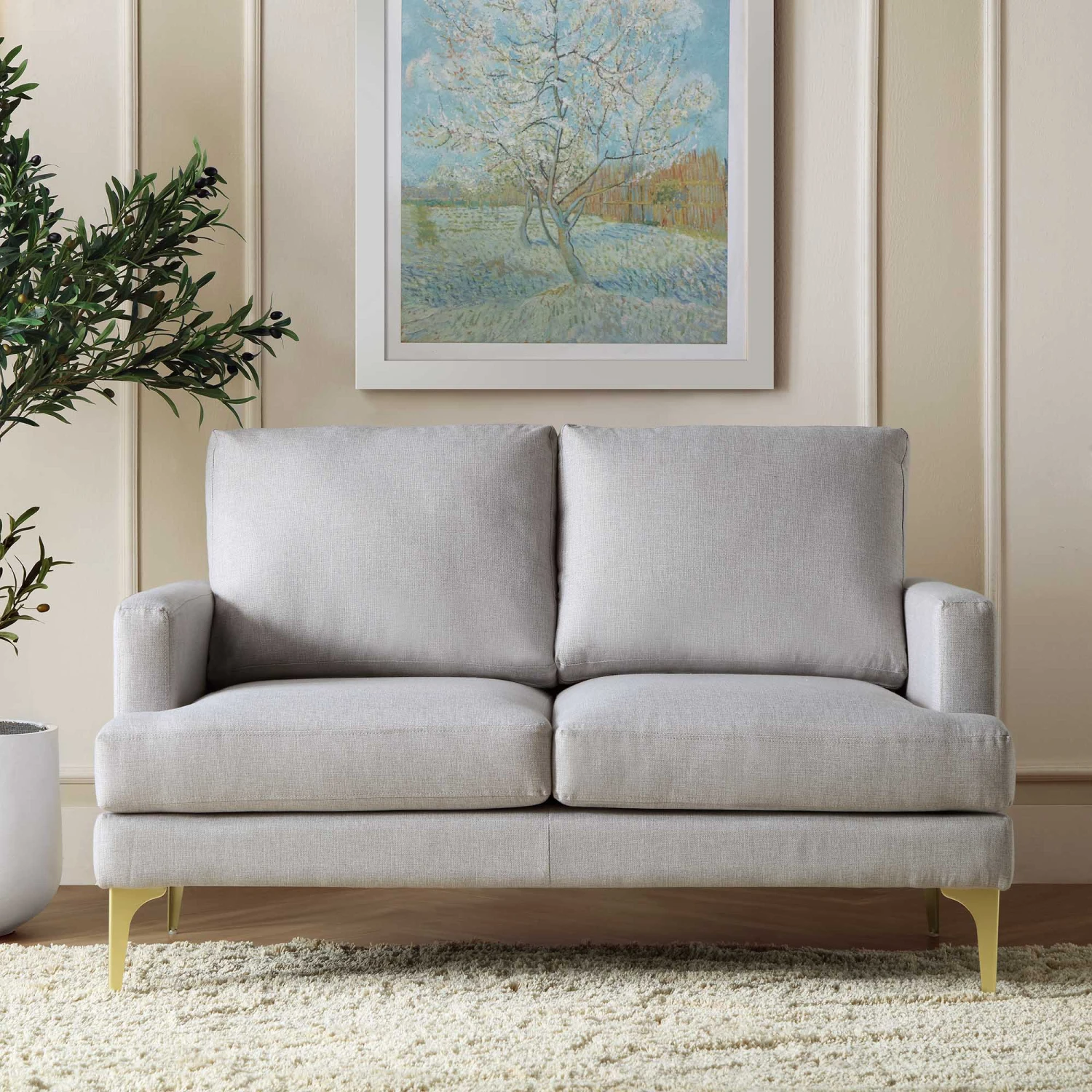 Haven Grey Fabric 2-Seater Sofa 3 Haven Grey Fabric 2-Seater Sofa