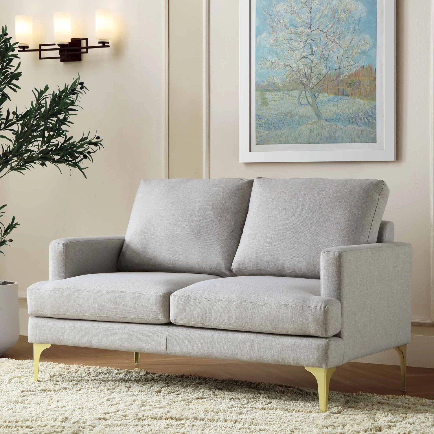 Haven Grey Fabric 2-Seater Sofa 4 Haven Grey Fabric 2-Seater Sofa - Image 2