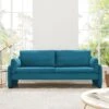 Clapham 3-Seater Sea Blue Velvet Fabric Sofa 1 Clapham 3-Seater Sea Blue Velvet Fabric Sofa -FINZ Furniture Shop LVSF 89 BLUEVEL 3ST main