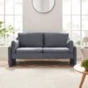 Clapham 2-Seater Grey Velvet Fabric Sofa 1 Clapham 2-Seater Grey Velvet Fabric Sofa -FINZ Furniture Shop LVSF 89 GREYVEL 2ST main
