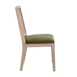 Hemingford Set Of 2 Moss Green Velvet Bobbin Spindle Dining Chair 20 Hemingford Set Of 2 Moss Green Velvet Bobbin Spindle Dining Chair -FINZ Furniture Shop LW DCH 511 GREENVEL 2P WB4