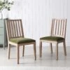 Hemingford Set Of 2 Moss Green Velvet Bobbin Spindle Dining Chair 2 Hemingford Set Of 2 Moss Green Velvet Bobbin Spindle Dining Chair -FINZ Furniture Shop LW DCH 511 GREENVEL 2P main