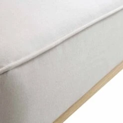 Pienza Cane Sofa Bed, Beige Woven Fabric With Natural Frame -FINZ Furniture Shop LWSF 760 BEIGEFAB NAT detail2