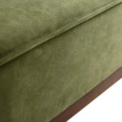 Pienza Cane Sofa Bed, Moss Green Velvet With Walnut Frame 31 Pienza Cane Sofa Bed, Moss Green Velvet With Walnut Frame -FINZ Furniture Shop LWSF 760 GREENVEL WALN detail2