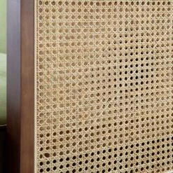 Pienza Cane Sofa Bed, Moss Green Velvet With Walnut Frame 32 Pienza Cane Sofa Bed, Moss Green Velvet With Walnut Frame -FINZ Furniture Shop LWSF 760 GREENVEL WALN detail3