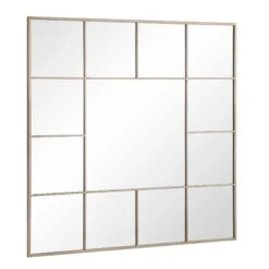 Herbert Industrial Metal Window Mirror 120 X 120 Cm, Antique Silver Effect 14 Herbert Industrial Metal Window Mirror 120 X 120 Cm, Antique Silver Effect -FINZ Furniture Shop MIRR 017 SILVER WB2