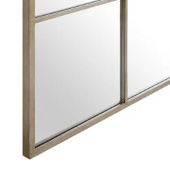 Herbert Industrial Metal Window Mirror 120 X 120 Cm, Antique Silver Effect 16 Herbert Industrial Metal Window Mirror 120 X 120 Cm, Antique Silver Effect -FINZ Furniture Shop MIRR 017 SILVER detail2