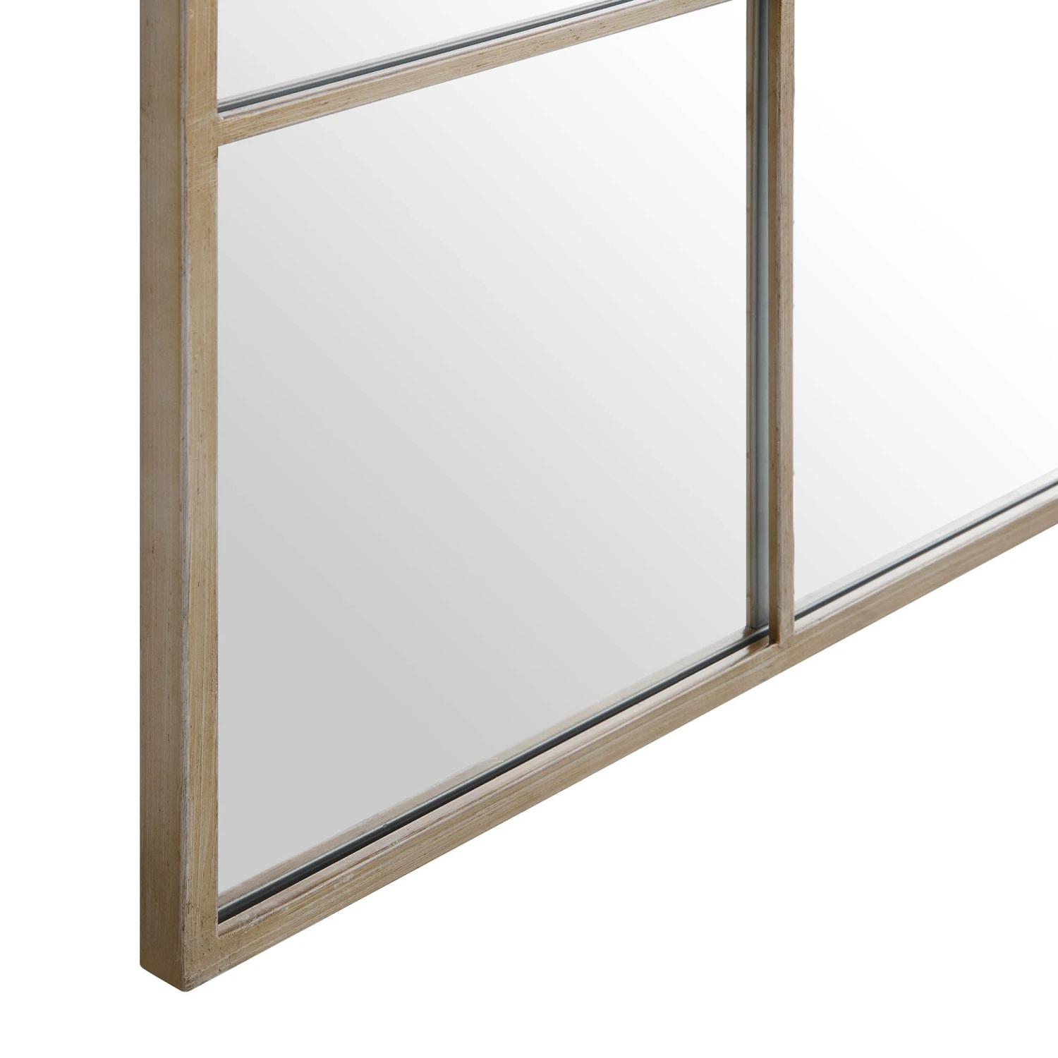 Herbert Industrial Metal Window Mirror 120 X 120 Cm, Antique Silver Effect 9 Herbert Industrial Metal Window Mirror 120 X 120 Cm, Antique Silver Effect - Image 7