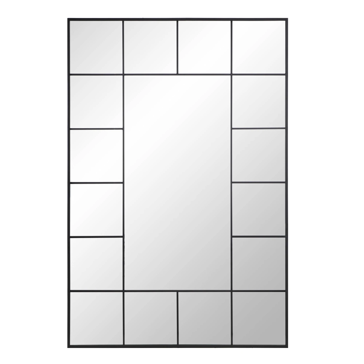 Herbert Full Length Metal Frame Window Mirror 180 X 120 Cm, Black 5 Herbert Full Length Metal Frame Window Mirror 180 X 120 Cm, Black - Image 3