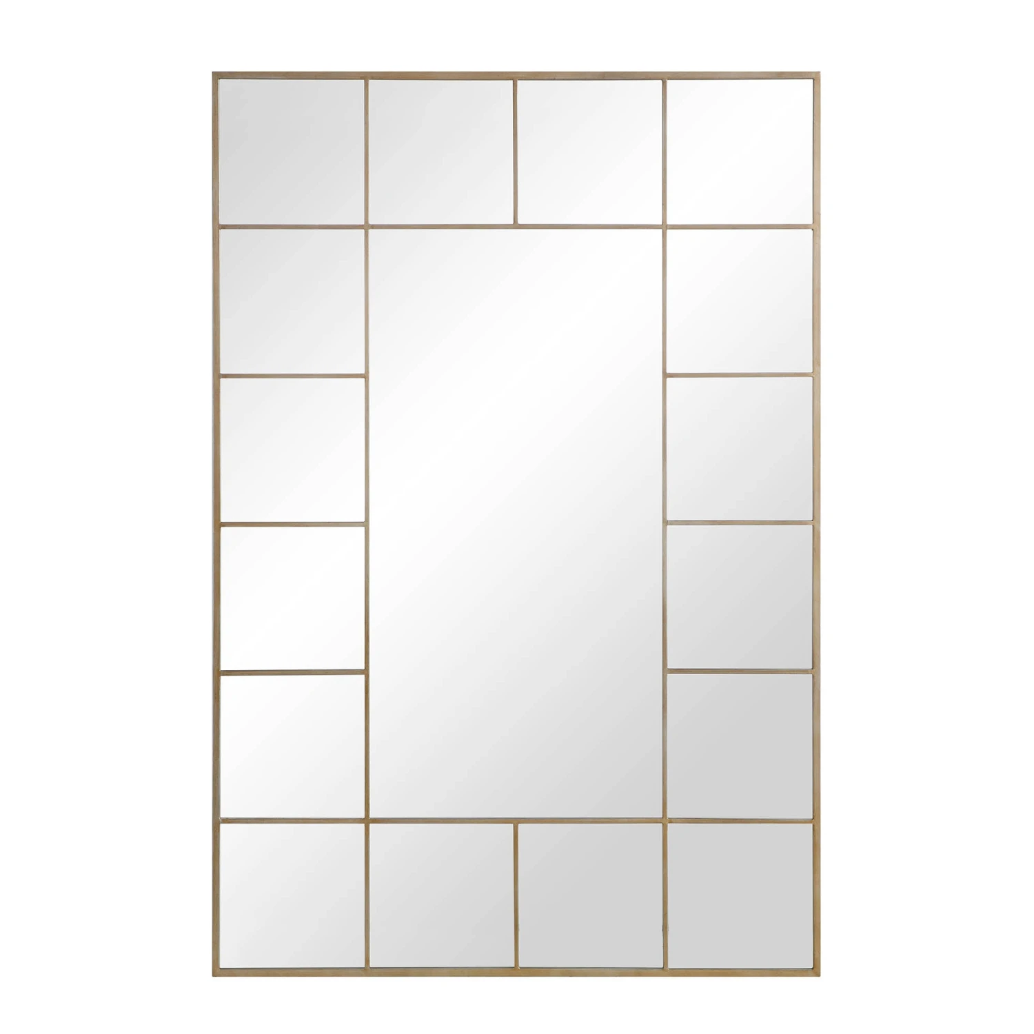 Herbert Full Length Metal Frame Window Mirror 180 X 120 Cm, Antique Silver Effect 5 Herbert Full Length Metal Frame Window Mirror 180 X 120 Cm, Antique Silver Effect - Image 3