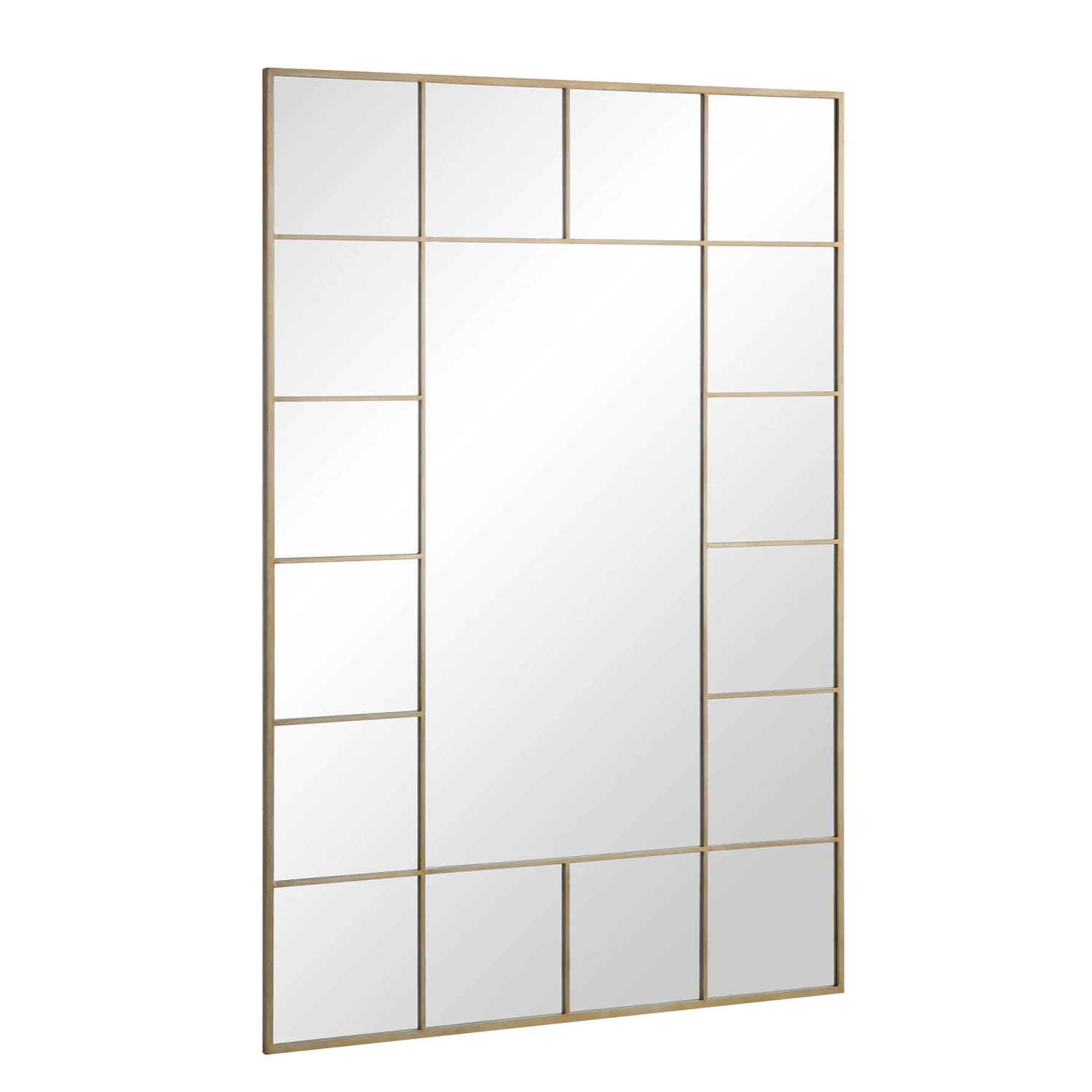 Herbert Full Length Metal Frame Window Mirror 180 X 120 Cm, Antique Silver Effect 7 Herbert Full Length Metal Frame Window Mirror 180 X 120 Cm, Antique Silver Effect - Image 5