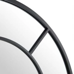 Beaumont Arched Full Lenth Metal Frame Mirror 178 X 76 Cm, Black 17 Beaumont Arched Full Lenth Metal Frame Mirror 178 X 76 Cm, Black -FINZ Furniture Shop MIRR 029 BLACK detail2