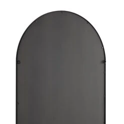 Beaumont Arched Full Lenth Metal Frame Mirror 178 X 76 Cm, Black 19 Beaumont Arched Full Lenth Metal Frame Mirror 178 X 76 Cm, Black -FINZ Furniture Shop MIRR 029 BLACK detail4