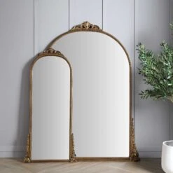 Mirabel Full Length Mirror 186 X 144 Cm, Antique Gold Effect 18 Mirabel Full Length Mirror 186 X 144 Cm, Antique Gold Effect -FINZ Furniture Shop MIRR 046 GOLD scene2