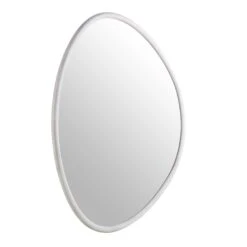 Edo Irregular Pebble Large Wooden Mirror 160 X 120 Cm, Washed White 16 Edo Irregular Pebble Large Wooden Mirror 160 X 120 Cm, Washed White -FINZ Furniture Shop MIRR 073 WHITE WB2