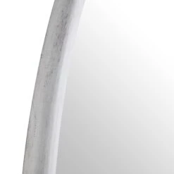 Edo Irregular Pebble Large Wooden Mirror 160 X 120 Cm, Washed White 18 Edo Irregular Pebble Large Wooden Mirror 160 X 120 Cm, Washed White -FINZ Furniture Shop MIRR 073 WHITE detail1
