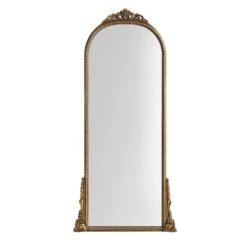 Mirabel Full Length Mirror 150 X 70 Cm, Antique Gold Effect 16 Mirabel Full Length Mirror 150 X 70 Cm, Antique Gold Effect -FINZ Furniture Shop MIRR 076 GOLD WB1