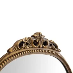 Mirabel Full Length Mirror 150 X 70 Cm, Antique Gold Effect 19 Mirabel Full Length Mirror 150 X 70 Cm, Antique Gold Effect -FINZ Furniture Shop MIRR 076 GOLD detail2