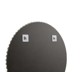 Luna Round Bobbin Wall Mirror 77 X 77 Cm, Washed White 17 Luna Round Bobbin Wall Mirror 77 X 77 Cm, Washed White -FINZ Furniture Shop MIRR 083 WASHWHITE detail3