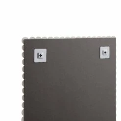 Luna Rectangular Bobbin Wall Mirror 80 X 60 Cm, Washed White 17 Luna Rectangular Bobbin Wall Mirror 80 X 60 Cm, Washed White -FINZ Furniture Shop MIRR 089 WASHWHITE detail3